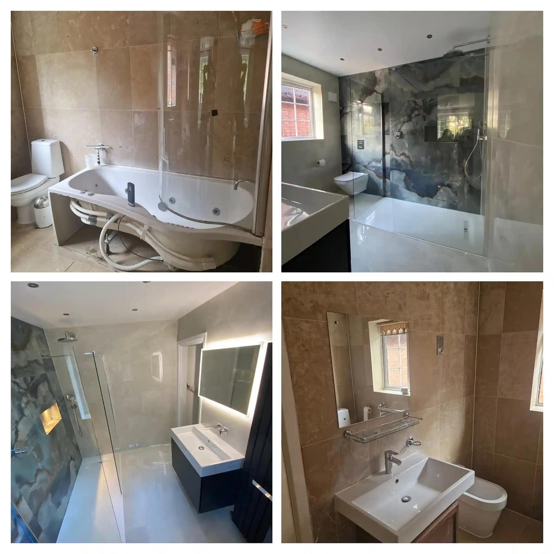 Bathroom waterproofing and tanking service, West London, The Bearded Property Co, 020 8050 9389